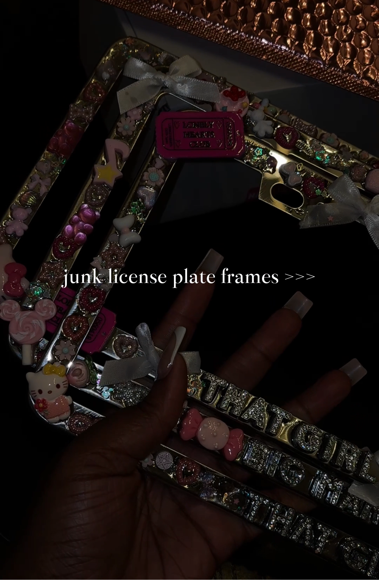 Junk License Plate Frame